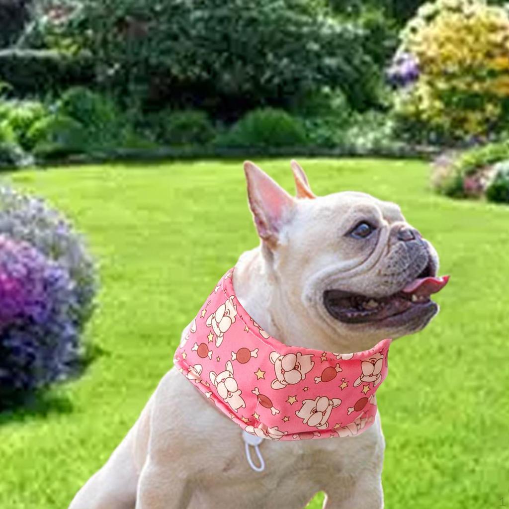 Kühlendes Bandana für Hunde, Verstellbarer Halswickel für Sommeraktivitäten