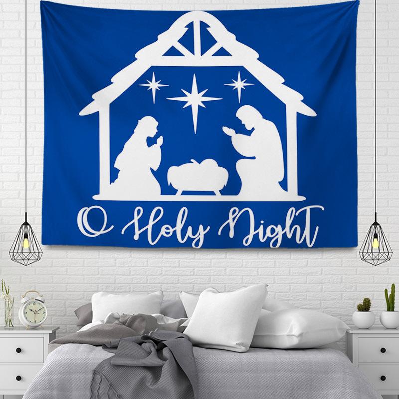 Рождественская серия Подвесной тканевый гобелен 100x75cm — фото 12