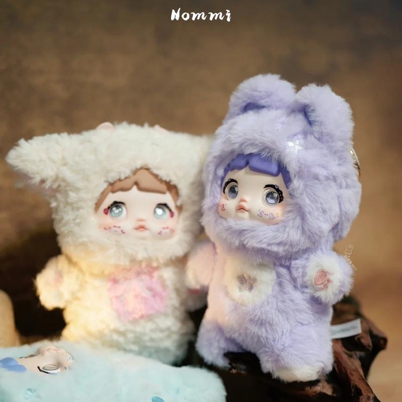 På Lager Nommi Ekte 17cm Nommi Søthet Tar Aldri Slutt Søt Serie Plysj Blindboksfigur Tide Leke Dukke Ornament Kvinnegave