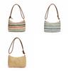 Beach Handbag Weave Straw Bag Multicolor Raffia Shoulder Bag Fashion Beach Crossbody Bag  Holiday