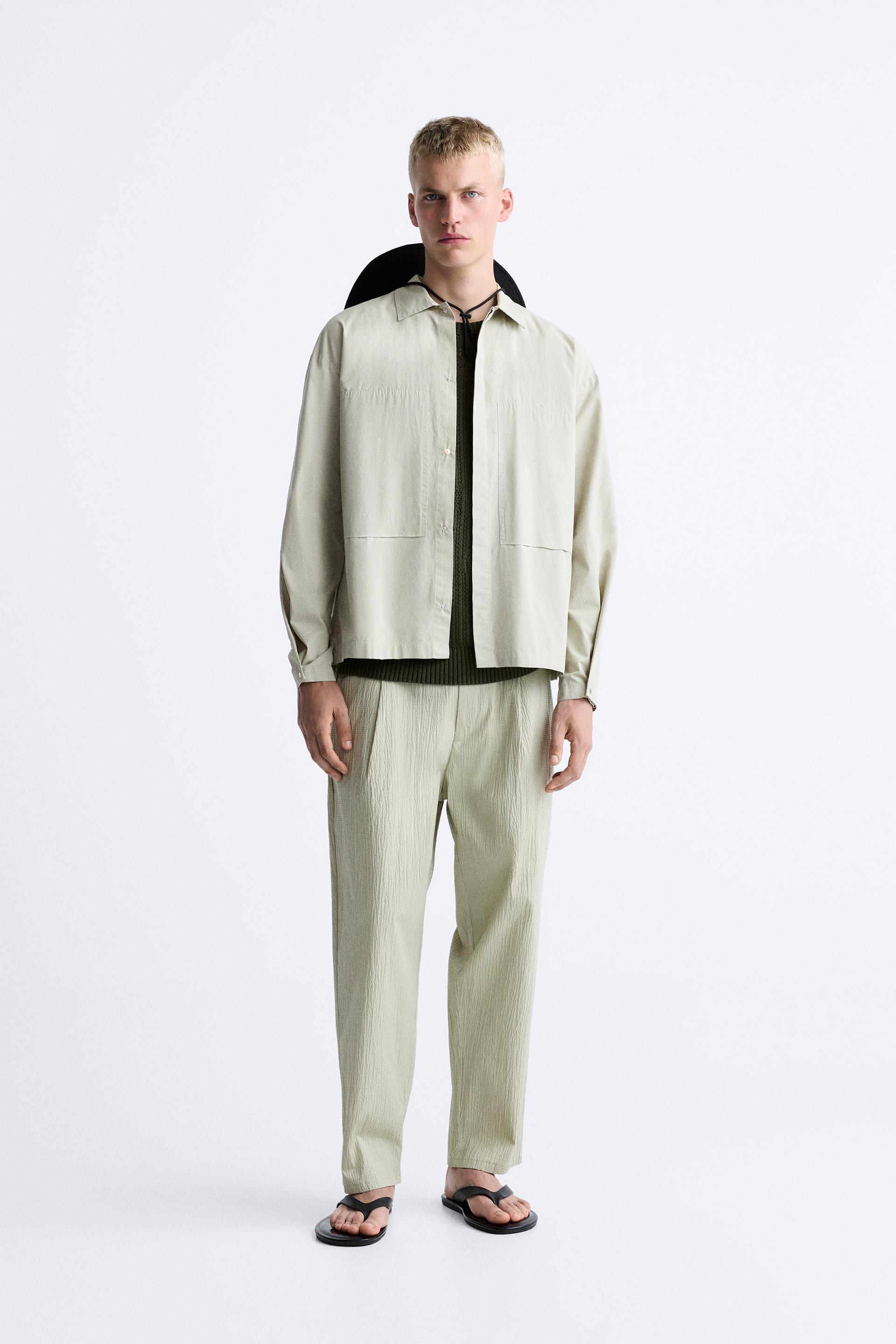 

РУБАШКА ИЗ ХЛОПКА С КАРМАНАМИ