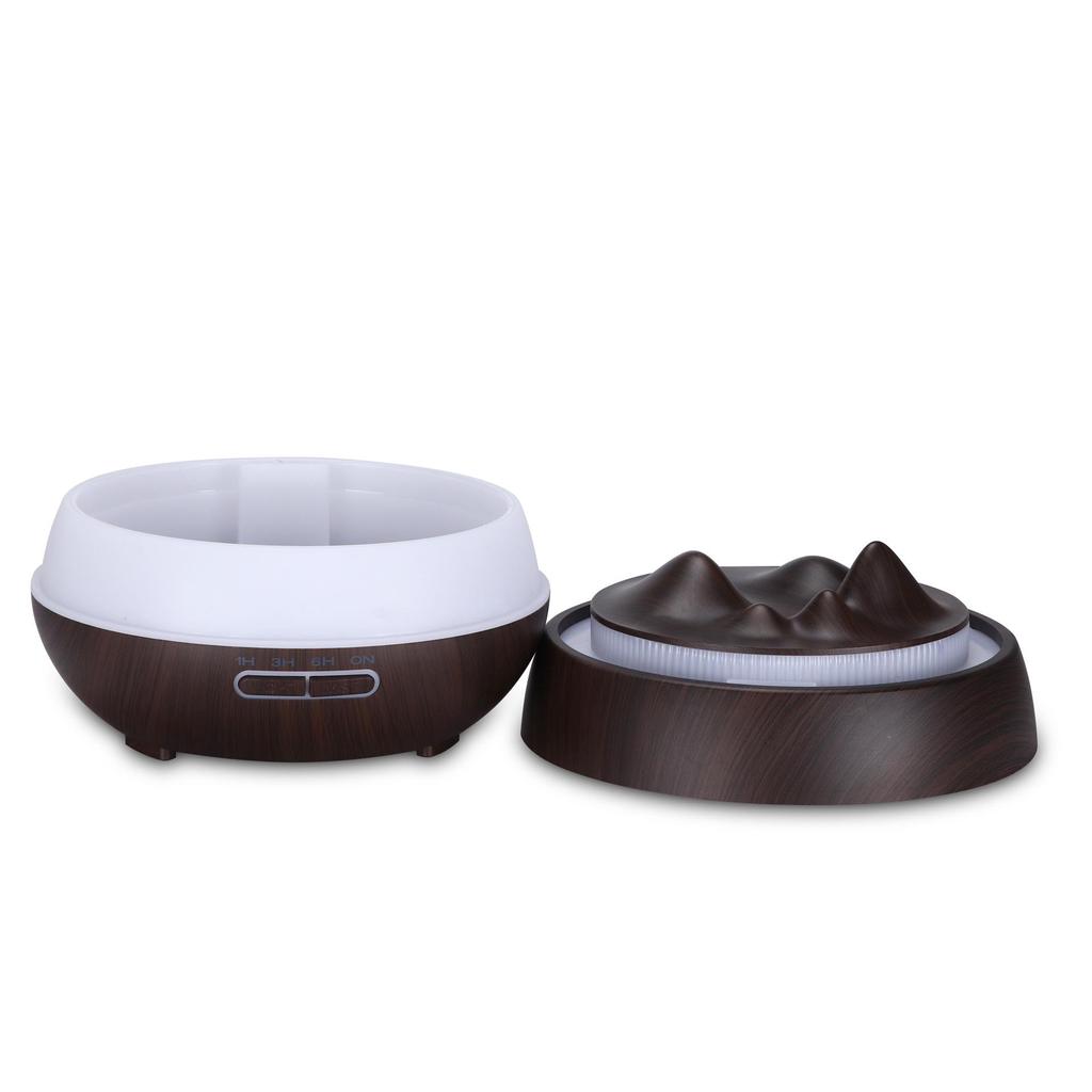 Creative Wood Grain Aroma Diffuser and Humidifier for Home Air Purification