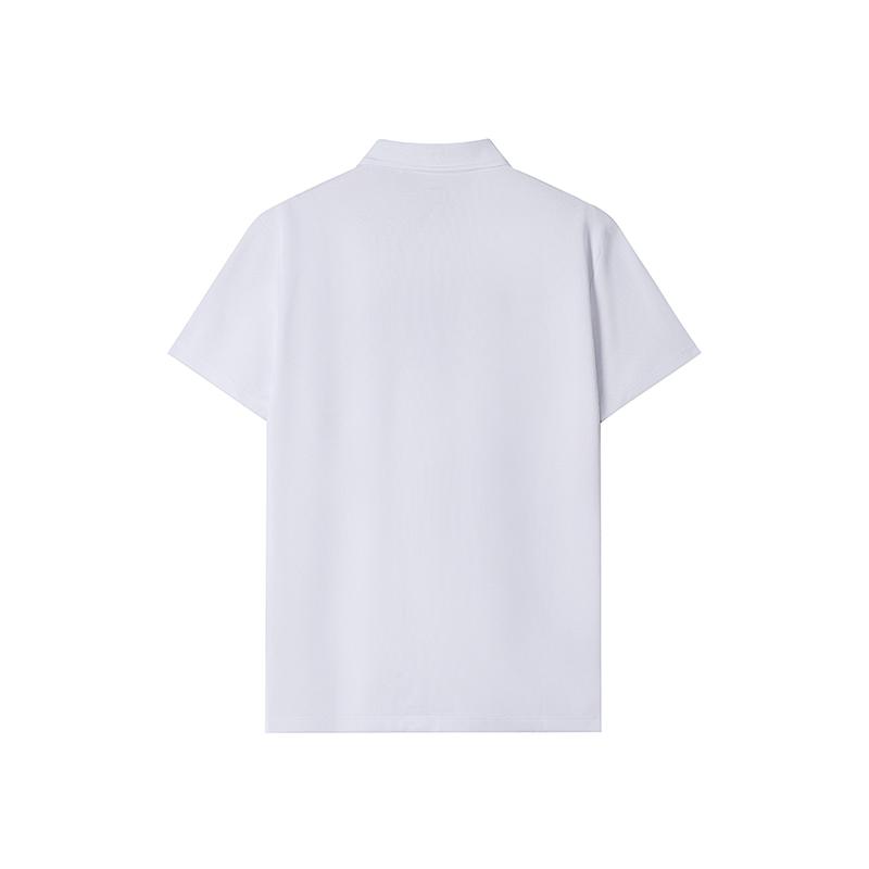 Li Ning Summer Polo Shirt Short Sleeved Men's White APLV417-