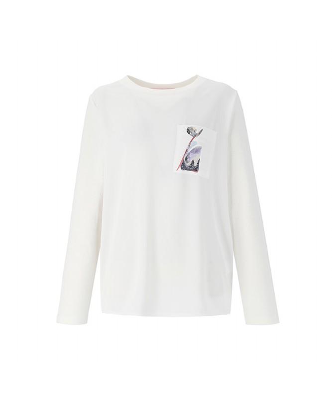 Sup Printed Round Neck T-Shirt (Sy2Ltc0) Black(39)/055