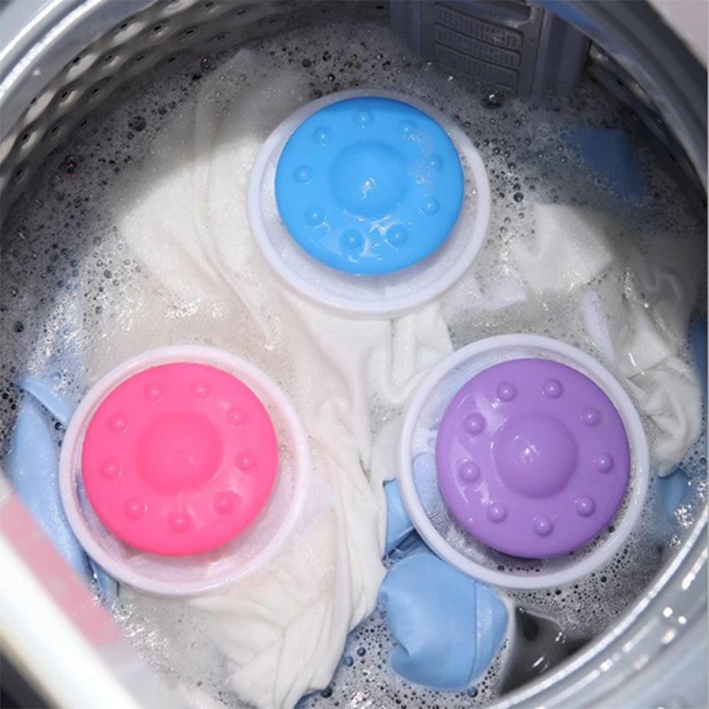 1/3Pcs Lint Catcher Washing Machine Filter Bag Portable Household Washing Ball  Laundry
