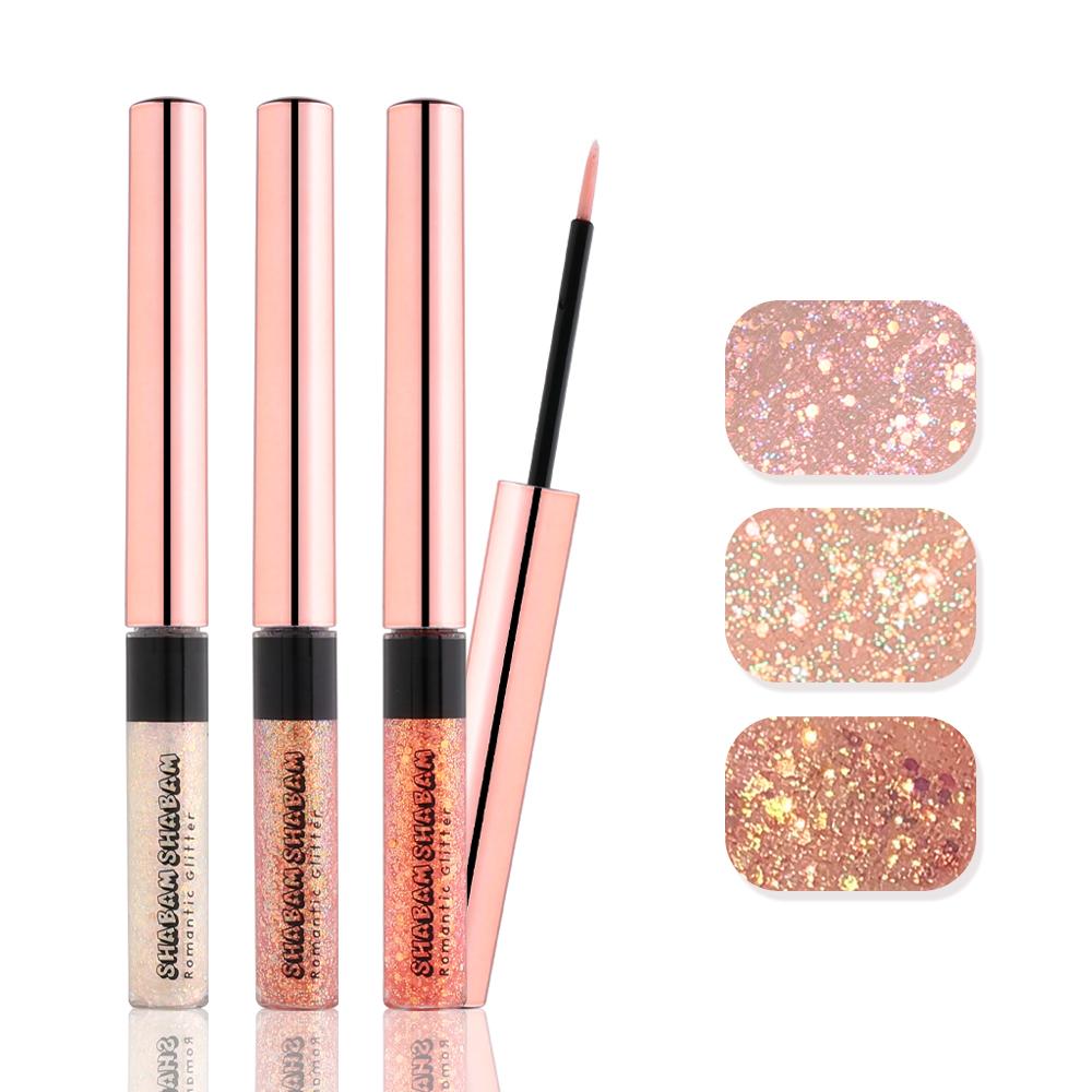 CORINGCO Eye Glitter Makeup Liquid Eyeshadow Sparkle | Shabam Shabam Romantic Glitter Shadow