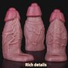 Reusable Liquid silicone Condom Enlargement Penis Sleeve Extender Enhancer Penis Cocks Cover Adult Sex Toys For Men