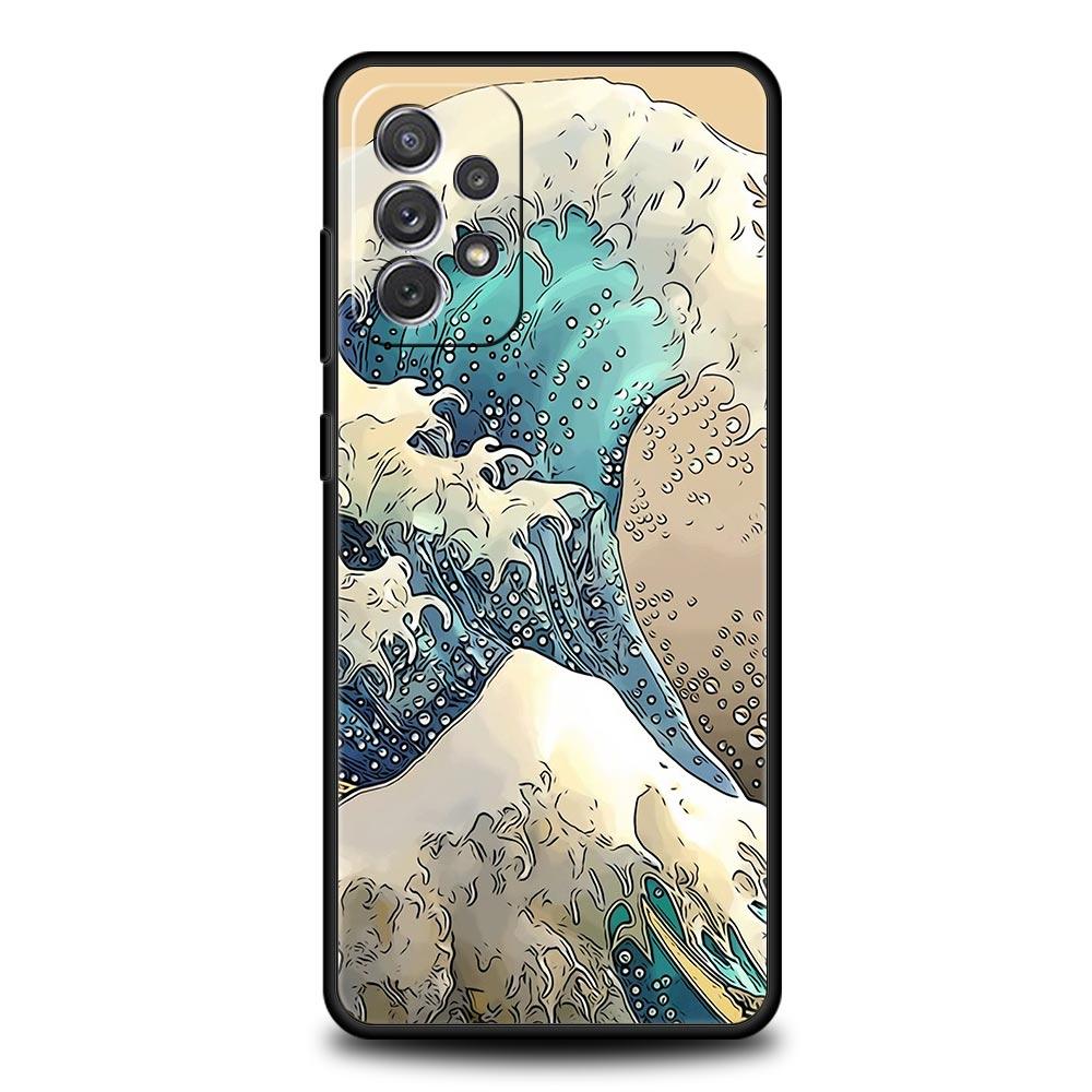 The Big Wave of kanagawa Phone Case For Samsung Galaxy A73 A53 A33 5G A13 A23 A21s A03 A11 A31 A41 A51 A52 A71 M21 M31 A01 Cover
