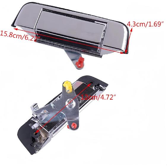 Tailgate Handle Assy Fit for Toyota Hilux Vigo 2004-2014, Replacement 69090-0K060