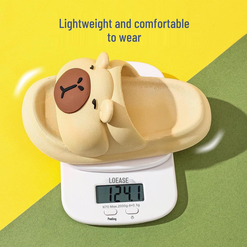 Kapibala Capybara Baby Slippers - Soft, Cute, Non-slip Sole, Perfect for All Seasons.