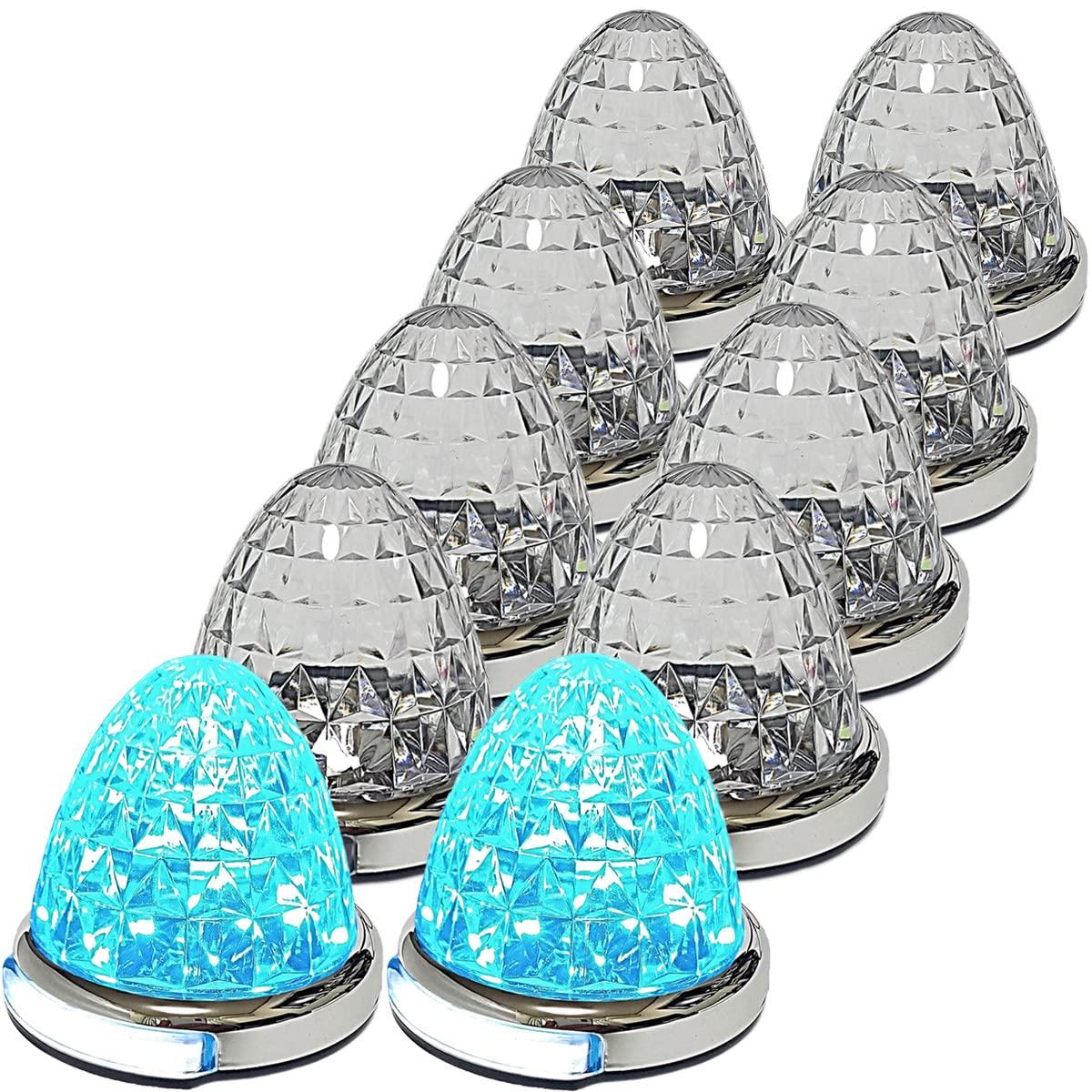 

Настройте светодиодные габаритные огни для грузовика с хрустальными 22 боковыми отражателями, универсальный комплект 12 В/24 В, освещение, габаритные огни, кольцо, 5-гранная огранка, светодиоды, посадка,