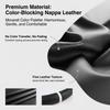 Napa Leather Steering Wheel Cover Non-Slip Inside, Universal 15 Inch for Car, All Season & Wear-Resistant