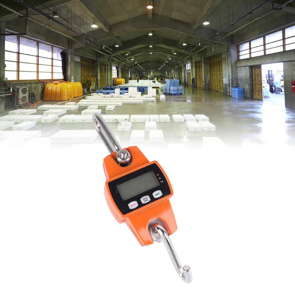 Hanging Scale 300KG Digital Display Crane Scale Weighing Tool for Warehouse Luggage
