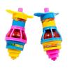 1Pcs Spinning Top Flash Luminous Spinning Tops Toy Colorful Top Ejection Toy Flashing Led Gyroscope Children Classic Toys