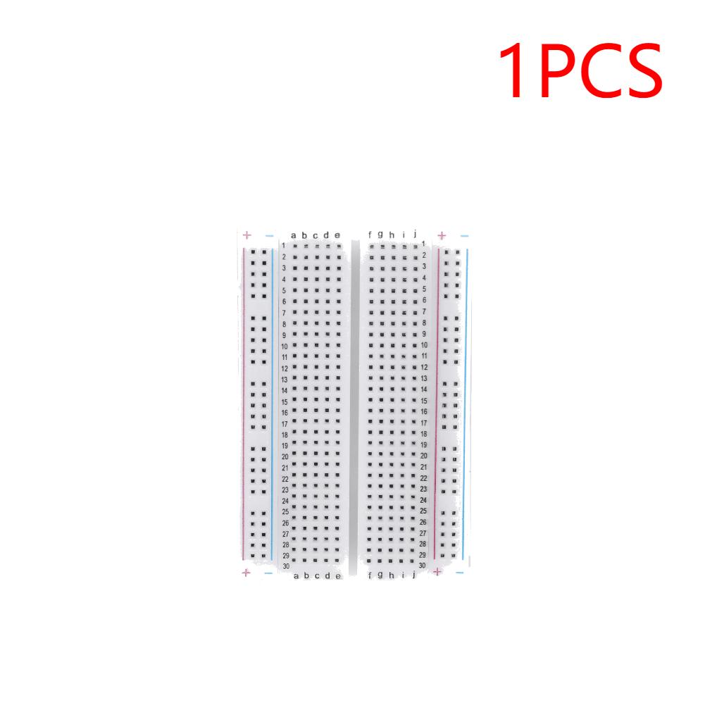 1-30pcs 400 Tie Points Solderless PCB Breadboard Spliceable Mini Universal Test Protoboard PCB Bread Board for Experiment Test R