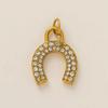Retro Gold Multi-Element Pendant Collection: Cowboy Boots, Cross, Horseshoe - Exquisite DIY Jewelry Accessories