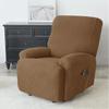 Solid Color Recliner Chair Cover Polar Fleece Non-Slip Single Sofa Covers for Living Room Lazy Boy Relax Armchair Slipcover