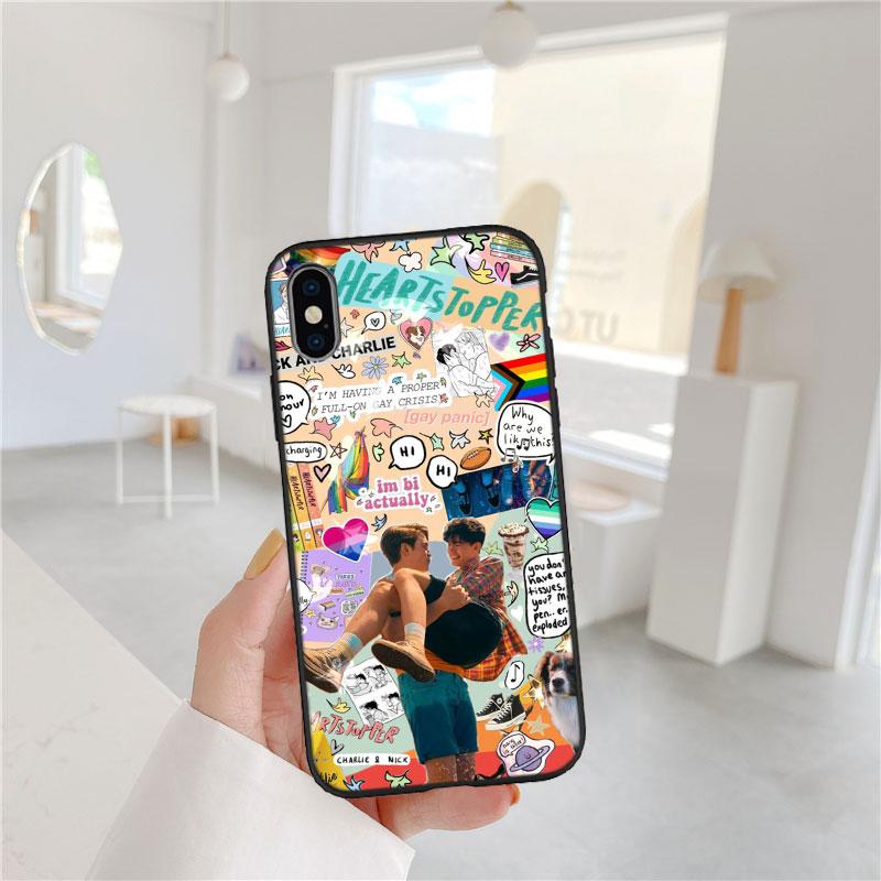 Heartstopper New High-End Shell Phone Case for iPhone SE X XS XR 16E 11 17 Pro Max 8 7 6 6s Plus