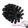 Universal Replacement Toilet Brush Head Holder White Black Clean Spare Tools Toiletborstel Home Bathroom Accessories