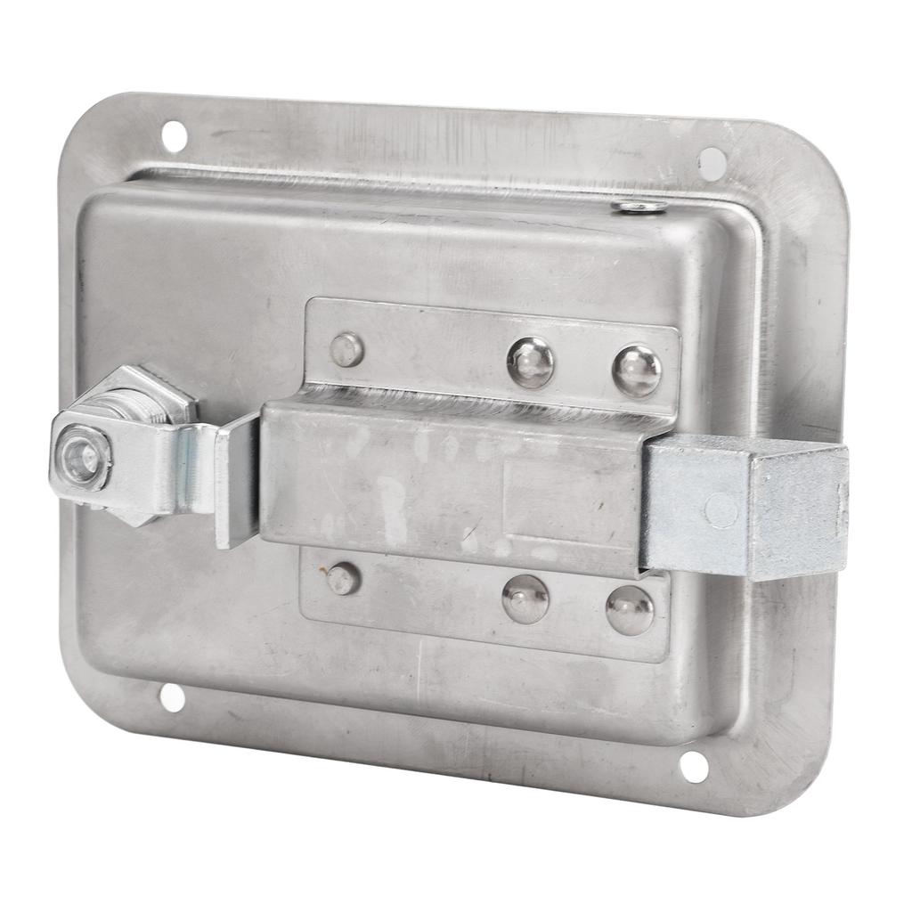 High Quality Stainless Steel Toolbox Lock RV Handle Latch Paddle Lock with 2 Keys for Trailer Truck Rustproof High Hardness Sturdy and Reliable