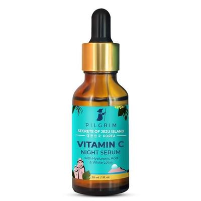 PILGRIM Korean 5% Vitamin C Face Serum (Oil Based) for Glowing Skin with Hyaluronic Acid | Vitamin C Serum for Radiant Skin | Women & Men | 30ml