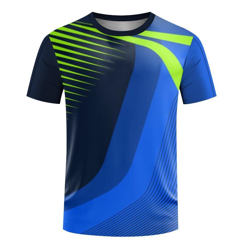 Simple Fashion Sports Running T Shirts Summer Casual Outdoor Fitness Short Sleeve 3D Printed T-shirt Loose Breathable Sweatshirt