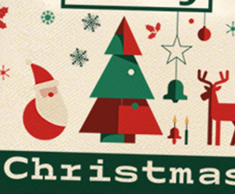 1-5pcs Christmas Drawstring Candy Bag New Year Gift Bags Party Gift Pouch Holiday Treat Sack Reusable Festive Favor Bag for Kids