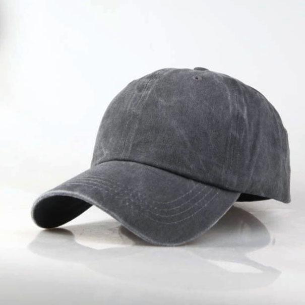 Washed Pure Cotton Solid Color Light Board Baseball Cap Women'S And Men'S Baseball Cap Casual Cap Hat Adjustable