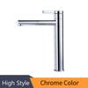 Bathroom Stainless Steel Basin Sink Faucet Cold and Hot Water Tap 360° Swivel Single Handle Household Washbasin Spout