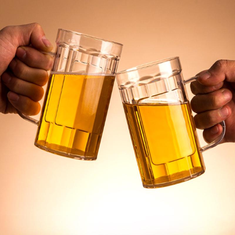 Acrylic Household Drinking Mugs with Handle Suitable for Milk Coffee and Juice