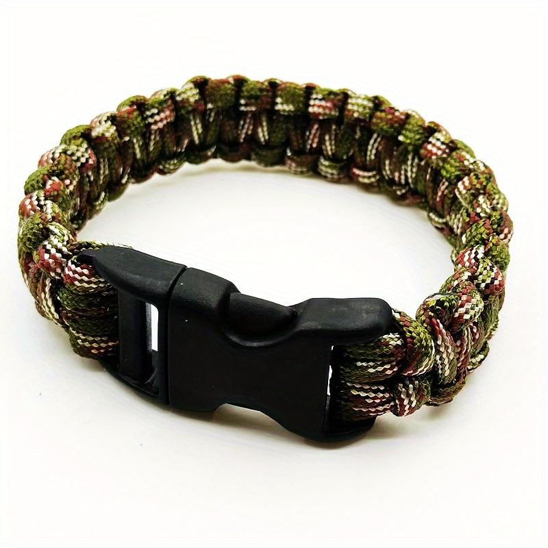 1pc Seven-core Umbrella Rope Bracelet, Creative Color Braided, Plastic Mosaic Material, Weave Main Material, Simple Style