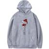 Anime-Inspired Christmas Wine Glass Hoodie Sweatshirt