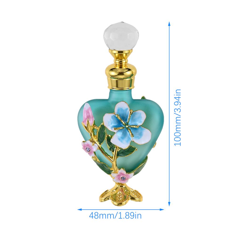 1PC 5/7/10/12/15/25/30/40ml Refillable Empty Perfume Bottles Crystal Glass Essential Oil Bottle Home Decor Wedding Party Gift