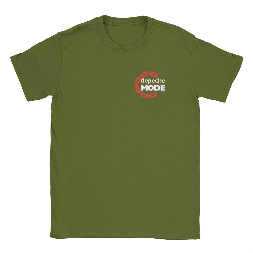 Oversize T-shirt Letni Elektroniczny Rock Depeche Cool Mode Koszulki Czysta Bawełna T-shirt Męski Duży Rozmiar Krótki Rękaw Koszulki