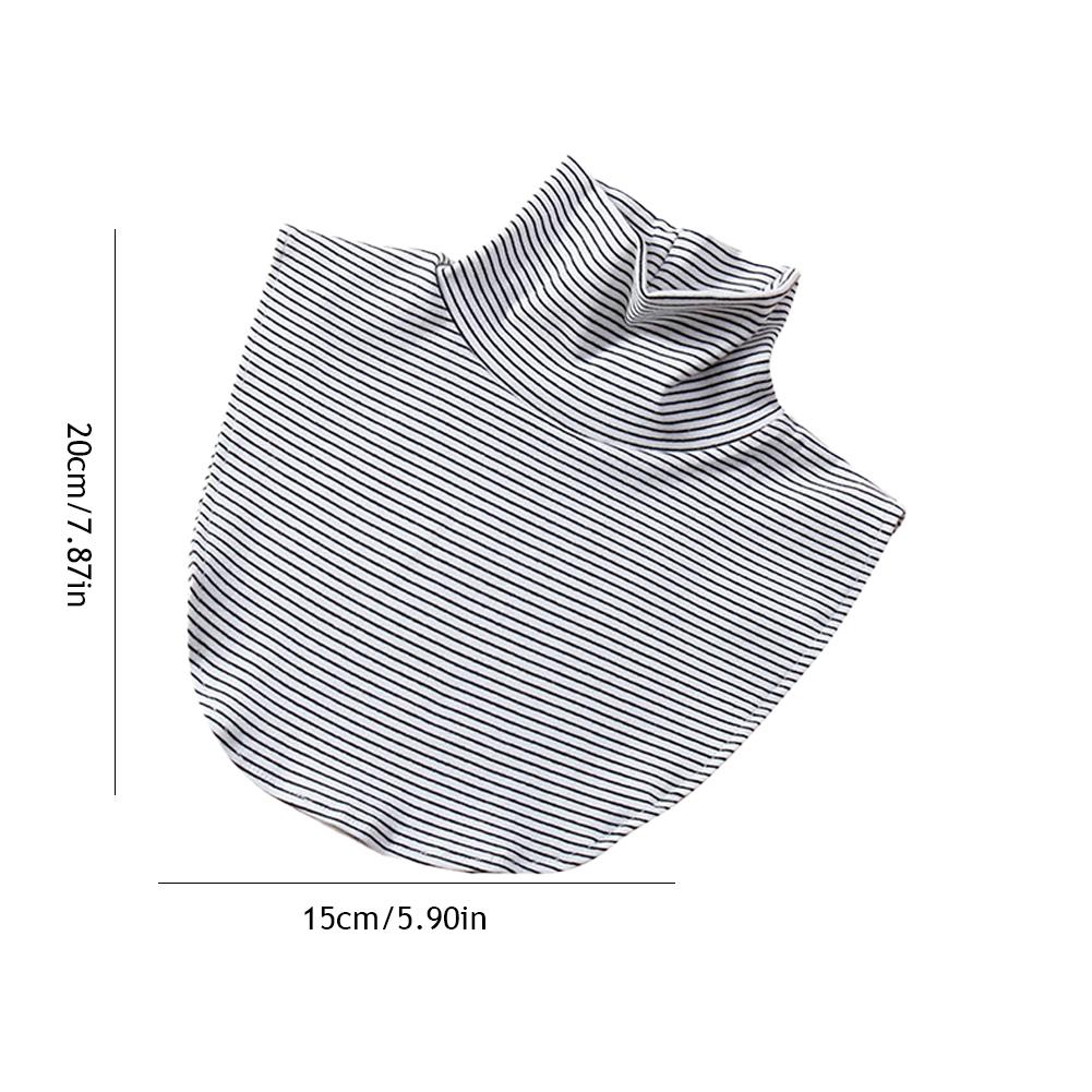 Women Girls Detachable Fake Collar High Neck Pullover Half Top Shirt Mock Blouse Turtleneck Neck Cover Warmer