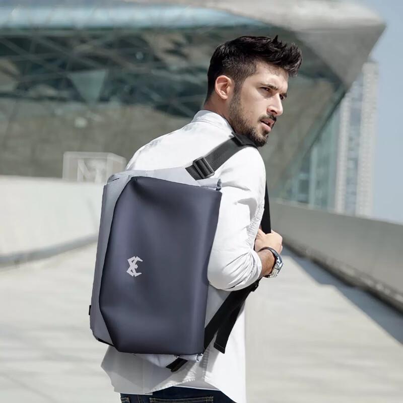 Men s Functional Shoulder Messenger Laptop Bag