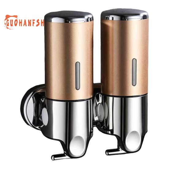 Dispenser di sapone impermeabile da 400 ml, a prova di umidità, montato a parete, dispenser per balsamo per sapone liquido per shampoo domestico, per la vita quotidiana