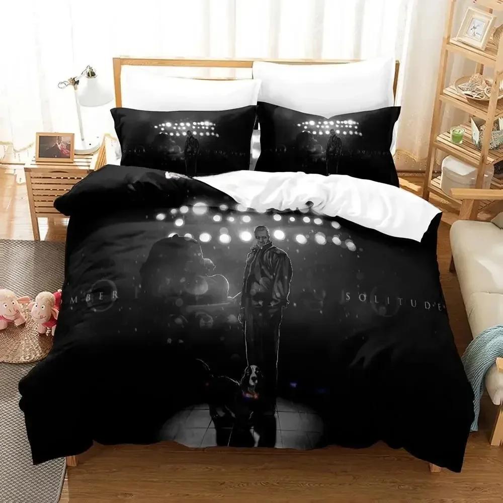 Ghost In The Shell Bedding Set Single Twin Full Queen King Size Bed Set Adult Kid Bedroom Duvetcover Sets 3D Anime Bed Sheet Set