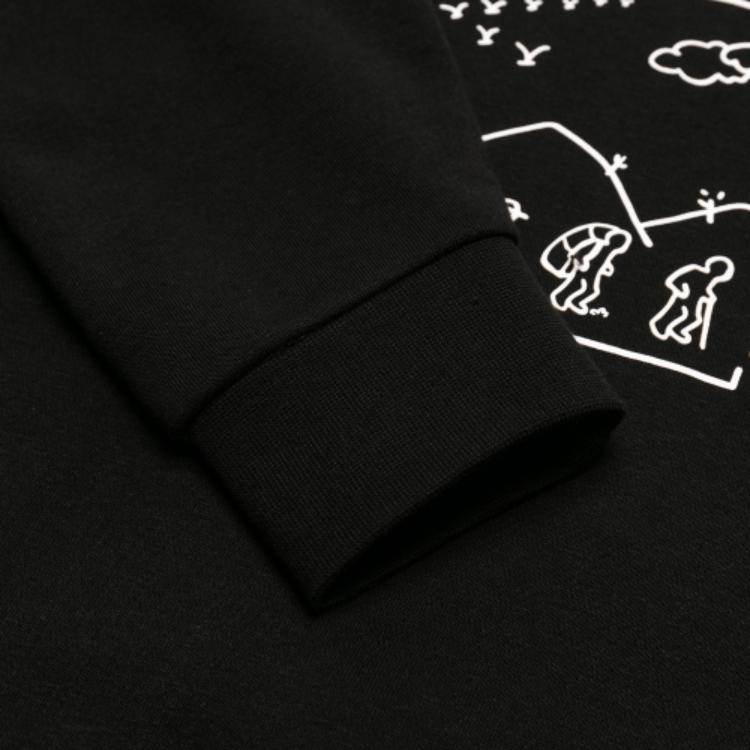 Adidas Neo X Collaboration Casual Sports Hoodie Men Tops Black HT8815