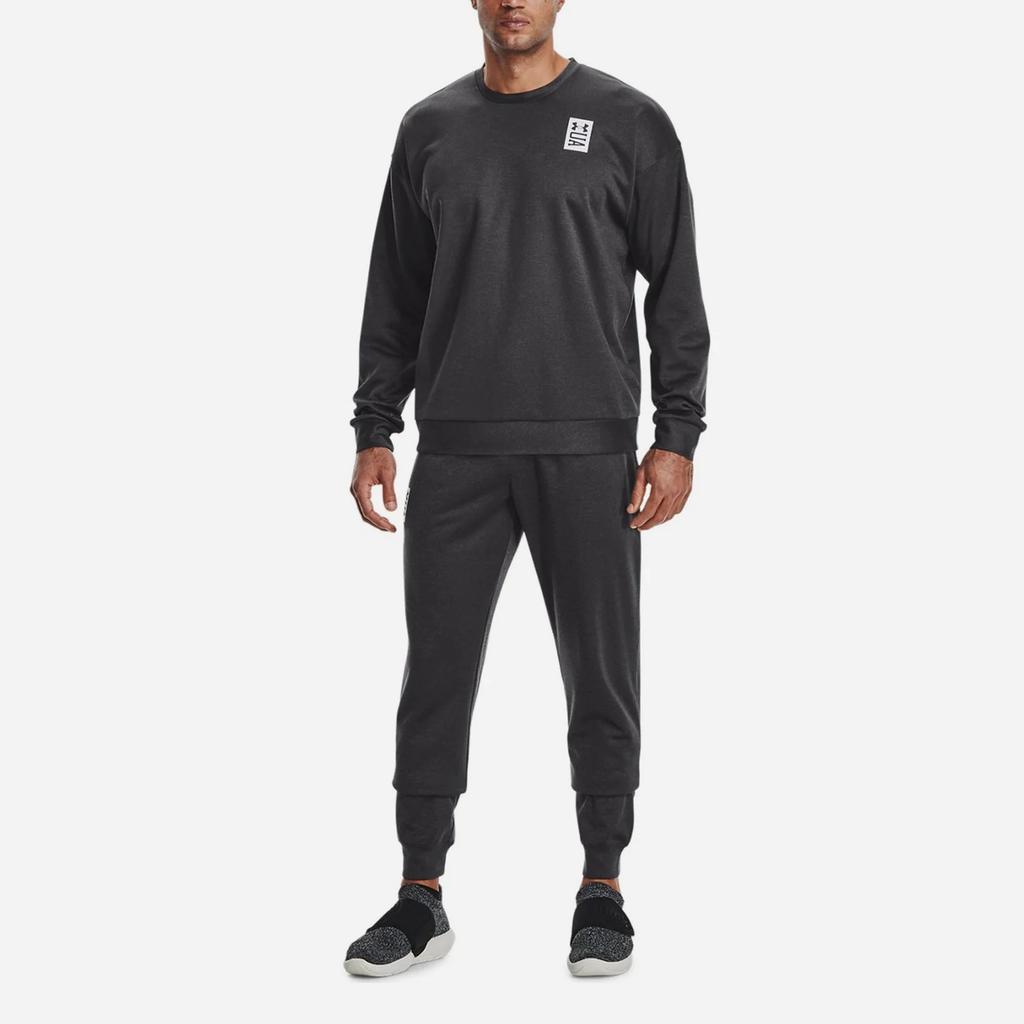 Under Armour Recover Printed Drawstring Waist Knit Pants Men Bottoms Black 1361759-001
