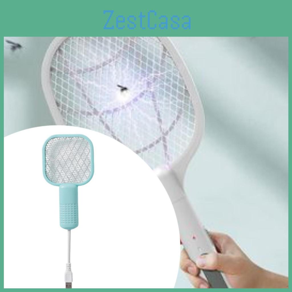 Handheld Folding Swatter Fly Electric Mosquito Killer For Patio Home Outdoor