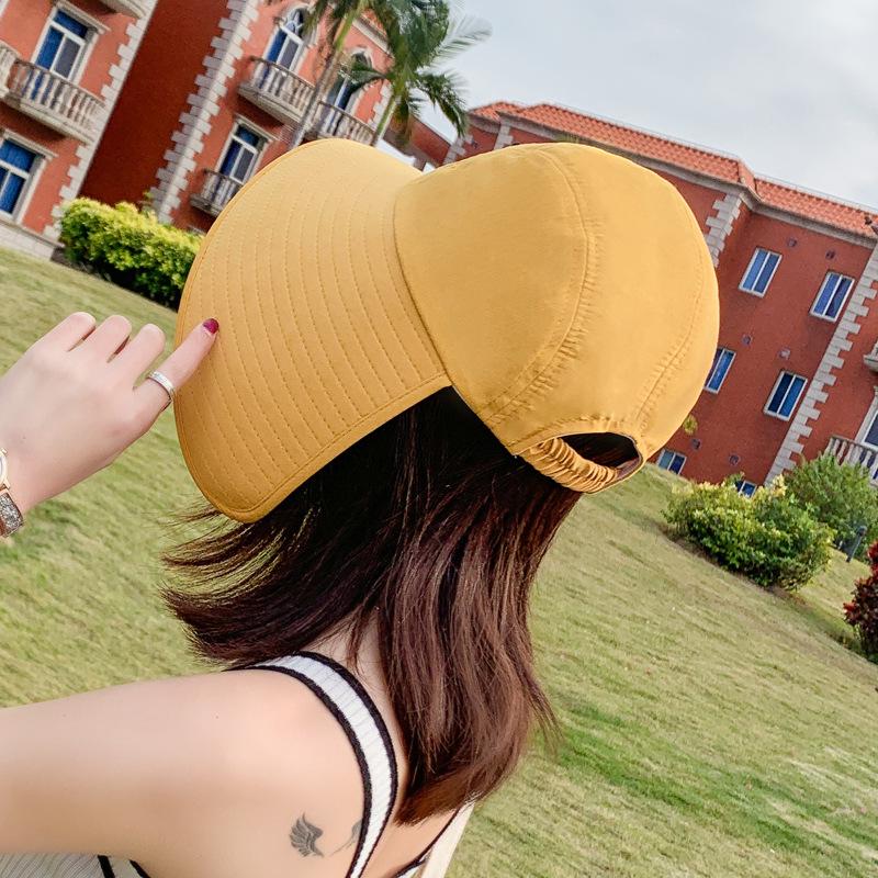 Womens Sun Korean Hat Style With Extended Brim And Face Covering For Summer Outdoor Protection