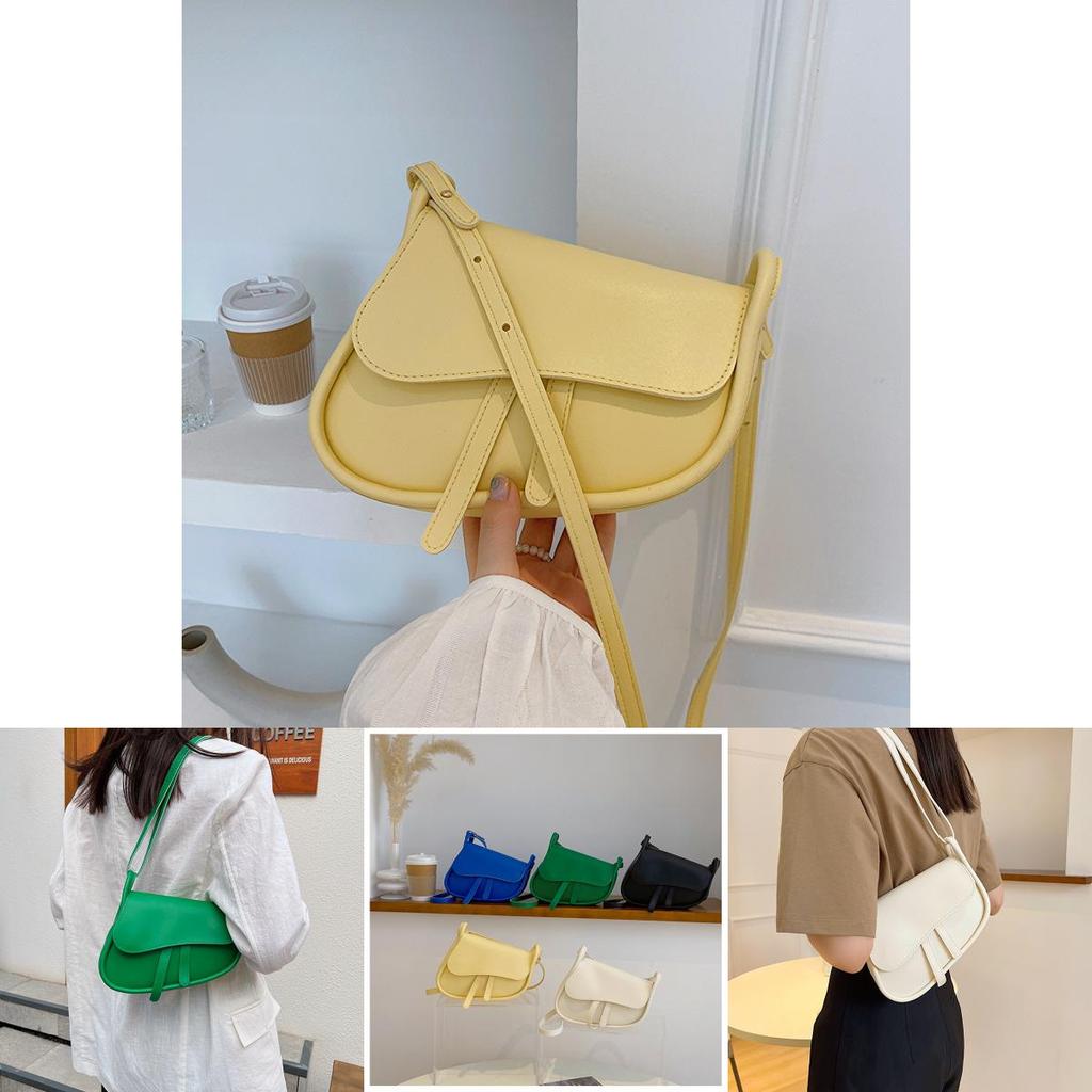 2023 New Summer Vintage Saddle Bag Street Fashion Crossbody Bag