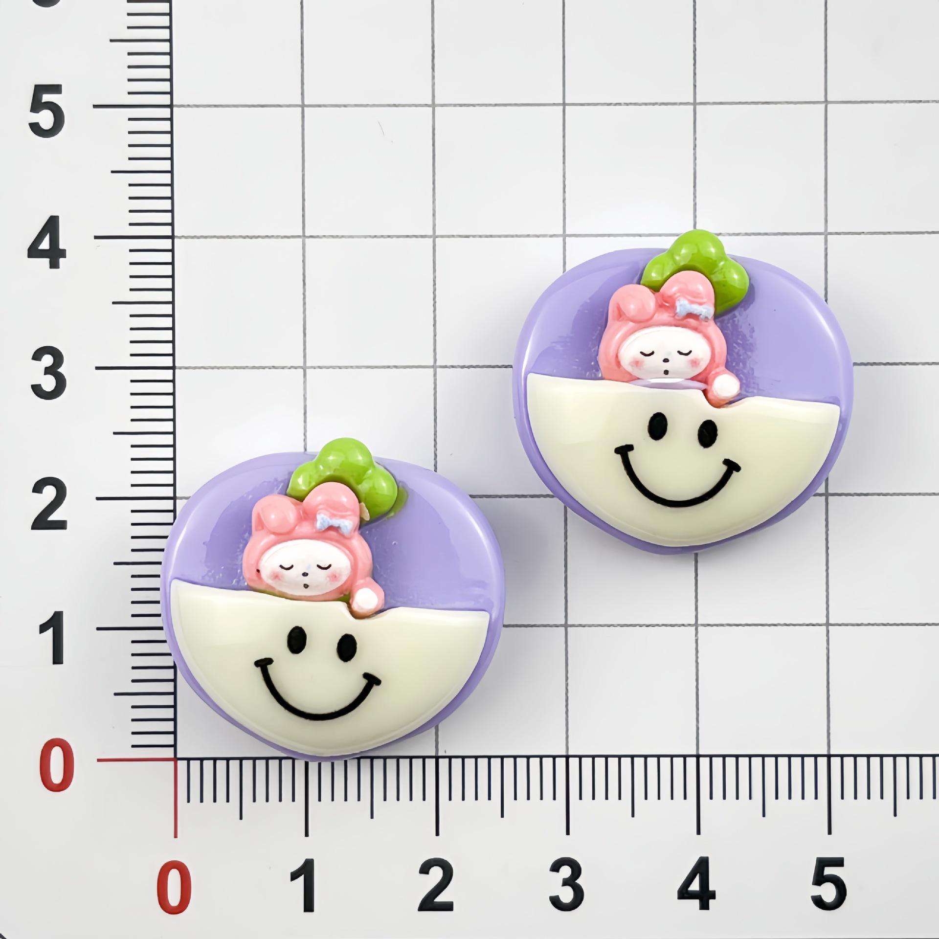Adorable Sanrio Fruit Cartoon DIY Resin Accessory: Keychain, Phone Case, Shoe Buckle, Hair Clip