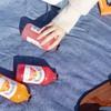 Thickened Beach Picnic Mat with Leather Strap