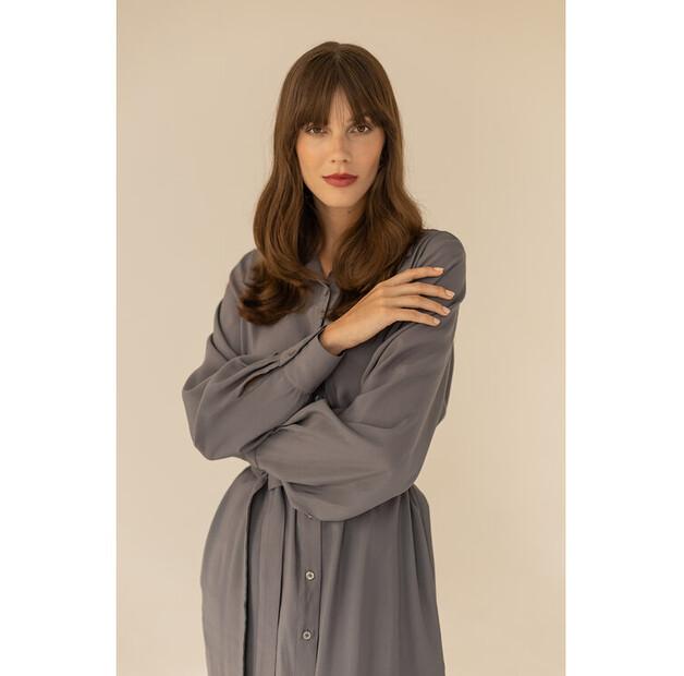 Entelier Shirt Midi Dress