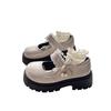 School season girls leather shoes 2025 autumn new foreign versatile princess shoes black loafer performance shoes medium and old children