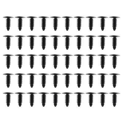 50 Pcs Car Plastic Rivet Fastener Clips Set Fenders Bumpers Doors-Fastener 7.5-6.0mm Hole For Nissan For Honda For Mazda For BMW