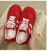 Milk tea color ins breathable women's mesh summer student casual board shoes thick sole lightweight sports casual shoes