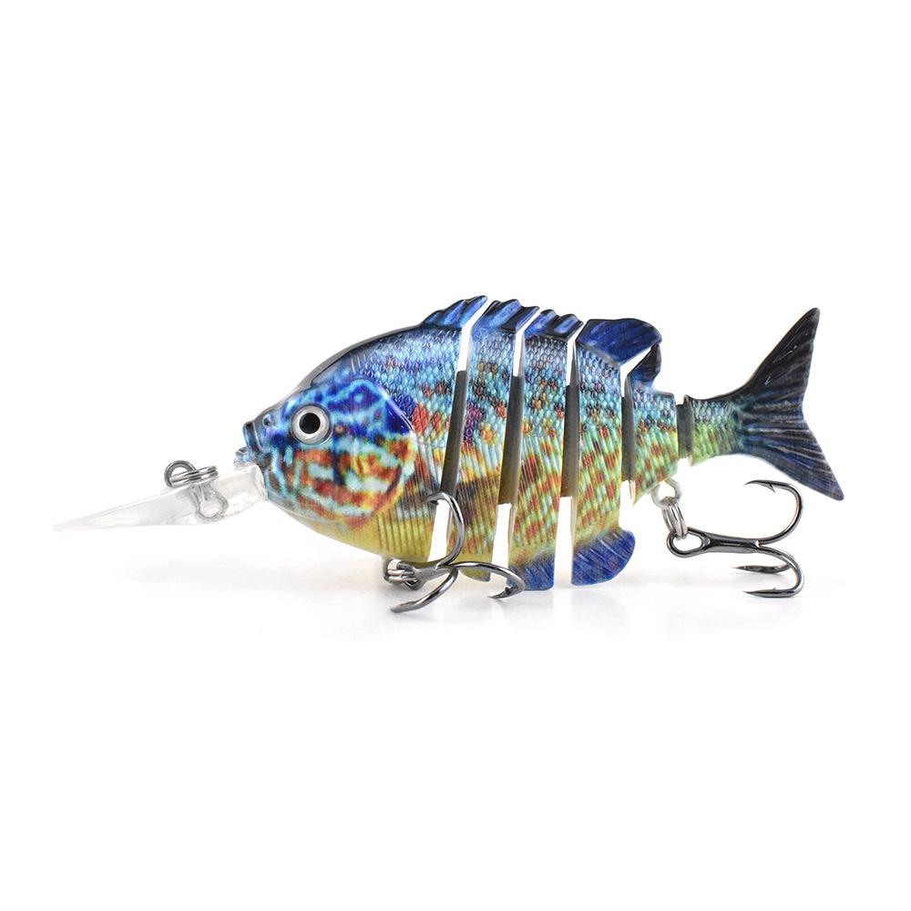 80Mm 16.8G Mini Long Tongue Board Sunfish Luya Bait Talk About Water Sea Fishing Bait Hard Bait Luya Bait Multi-Section